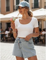 Dámská džínová sukně-šortky GOOD VIBE modrá FashionStreet SY0464