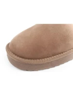 D.Franklin snow boots women winter fashion fur insulated boots brown kotníkové boty dámské