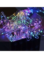 Světelné závěsy na vánoční stromek 120x120 CM 235LED MULTIKOLOR STARS