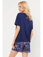 Italská móda Wista kr.r. kr.sp. barva:tmavě modrá/potisk