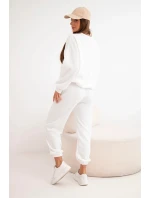 Dámská souprava máslíčko s výřezem ve tvaru srdce ecru