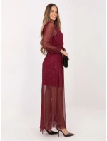 Šaty IT SK 21807.22 bordó Šaty IT SK 21807.22 bordó