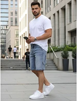 Pánské džínové šortky modré SX2582