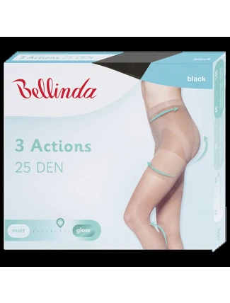 Formující punčochové kalhoty 3ACTIONS 25 DEN - BELLINDA - černá Formující punčochové kalhoty 3ACTIONS 25 DEN - BELLINDA - černá