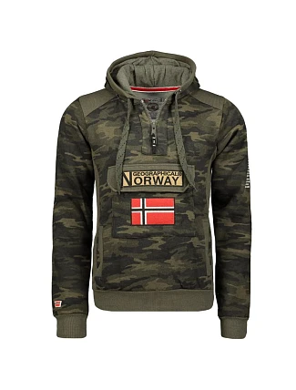 Geographical Norway GYMCLASS MEN CAMO 100 (WT1663H/GN/MILITAIRE KAKI)