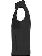Daiber JN 1310 Pánská fleecová vesta 02.1310 black/black