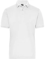 Daiber JN 1806 Pánské pracovní elastické bio polo - Solid 02.1806 white Daiber JN 1806 Pánské pracovní elastické bio polo - Solid 02.1806 white