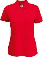 Fruit of the Loom Lady-Fit 65/35 Polo Dámské piqué polo 16.3212 red Fruit of the Loom Lady-Fit 65/35 Polo Dámské piqué polo 16.3212 red