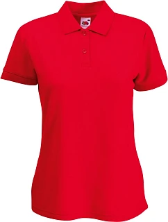 Fruit of the Loom Lady-Fit 65/35 Polo Dámské piqué polo 16.3212 red