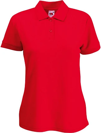 Fruit of the Loom Lady-Fit 65/35 Polo Dámské piqué polo 16.3212 red Fruit of the Loom Lady-Fit 65/35 Polo Dámské piqué polo 16.3212 red