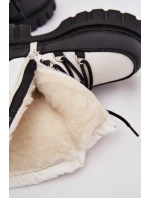 Dětské bílé sněhule Adelisse