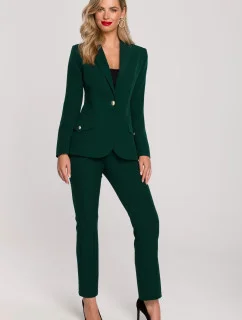 Dámské sako K141 tmavě zelené - Makover