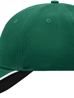 Daiber MB 49 Kšiltovka s tříbarevným kšiltem 03.0049 dark green/white/black