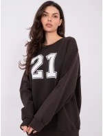 WT BL mikina A1063.64 tmavě hnědá WT BL mikina A1063.64 tmavě hnědá