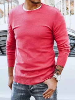 Pánský klasický fuchsiový svetr FashionStreet WX1934