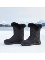 Dámské ploché zateplené sněhule černé Potocki KI24322