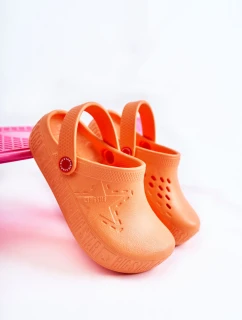 Dětské lehké pantofle Kroks Big Star II375008 Oranžová