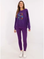 Sada EM KMPL 850.93 tmavě fialová