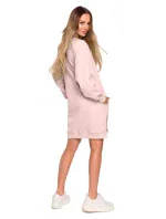 M676 Svetrová tunika se zipy - černá