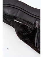 Dámské zateplené sněhule na platformě Tahlira – černé Dámské zateplené sněhule na platformě Tahlira – černé