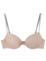 Podprsenka push-up Microfiber 162394 CC235 03050 tělová - Emporio Armani