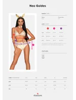 Sexy kostým Neo Goldes - Obsessive Sexy kostým Neo Goldes - Obsessive