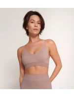 Dámská podrpsenka EVER Infused Aloe Bralette - PURPLE - sv. hnědá 6116 - SLOGGI