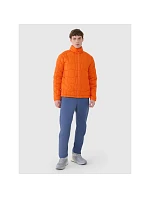 Pánská trekingová péřová bunda 4F 4FWSS25TDJAM527-70S s výplní Primaloft Silver