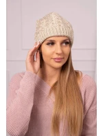 Dámská čepice Kalina K362 light beige Dámská čepice Kalina K362 light beige