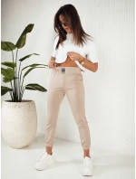 Dámské tepláky KAROT béžové FashionStreet UY1811