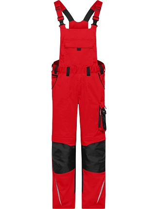 Daiber JN 1833 (94-110) Pracovní kalhoty s laclem - Strong 02.133L red/black Daiber JN 1833 (94-110) Pracovní kalhoty s laclem - Strong 02.133L red/black