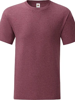 Fruit of the Loom Iconic 150 T Pánské tričko 16.1430 heather burgundy