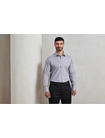 Premier PR 244 Popelínová elastická košile s dl. rukávem 39.0244 silver
