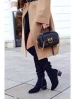 Dámské kozačky eko-semiš černé Can't Stop Dámské kozačky eko-semiš černé Can't Stop