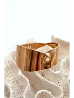 Hladký zlatý náramek z nerezové oceli