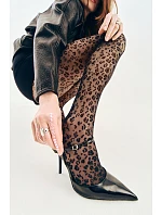 Tenké punčocháče - vzor LEONIA