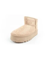 Lee Cooper snow boots women winter fashion fur insulated boots beige dámské