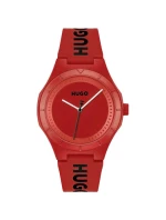 HUGO Lit For Him Red 1530346 + BOX Pánské hodinky HUGO Lit For Him Red 1530346 + BOX Pánské hodinky