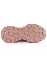 Dámské semišové kožené polobotky růžové Vinceza 66725