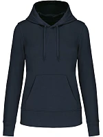 Kariban K 4028 Dámská eco-friendly mikina s kapucí 20.4028 navy