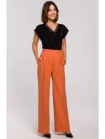 S206 Top s krajkovým výstřihem - černý