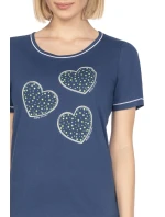 Dámské pyžamo 667 dark blue plus - REGINA Dámské pyžamo 667 dark blue plus - REGINA