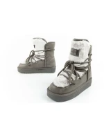 D.Franklin snow boots dámské zimní módní kožešina zateplené šedé dámské D.Franklin snow boots dámské zimní módní kožešina zateplené šedé dámské