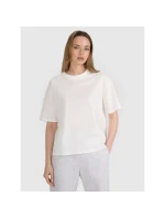 Dámské tričko oversize s potiskem 4F 4FRSS25TTSHF2692-11S