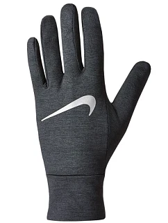 Dámské běžecké rukavice Nike Dri-Fit Fleece, šedé, N1002577082, velikost M/L