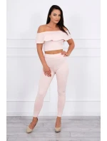 Frill set pudr růžový