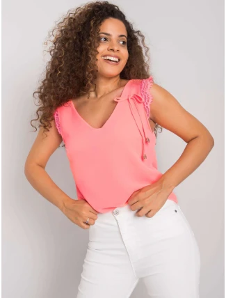 Dámský top DHJ TP 13317.25P fluo růžová Dámský top DHJ TP 13317.25P fluo růžová