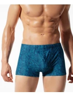 Pánské rychleschnoucí plavkové boxerky ATLANTIC - tyrkysové