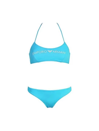 Dámské dvoudílné plavky 262618 0P313 00383 modrá - Emporio Armani Dámské dvoudílné plavky 262618 0P313 00383 modrá - Emporio Armani