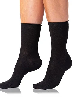Dámské vlněné ponožky SOFT WOOL SOCKS - BELLINDA - černá